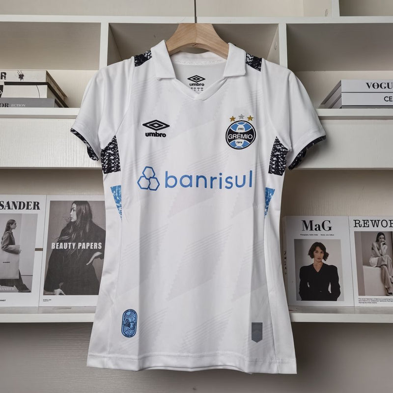 Camisa Grêmio Feminina 2024 Umbro - Branca