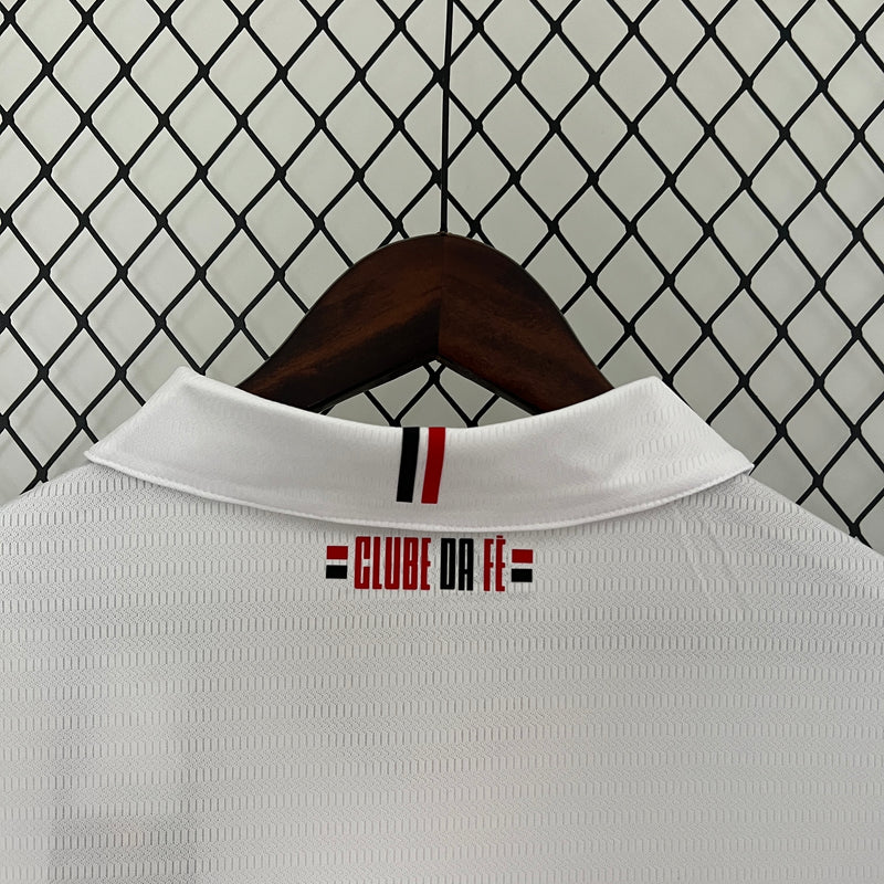 Camisa São Paulo [Com Patrocínios] 2024 New Balance - Branca