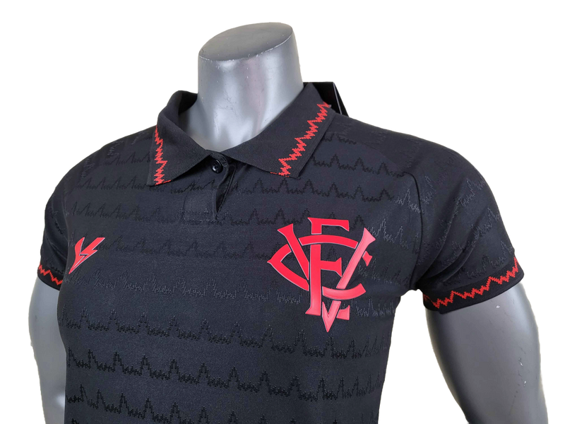 Camisa Feminina Vitória III 23/24 Volt - Preta