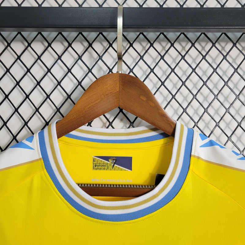 Camisa Cádiz  I 23/24 Macron - Amarelo