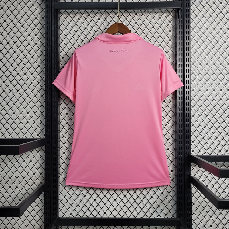 Camisa Feminina Inter Miami I 23/24 Adidas - Rosa