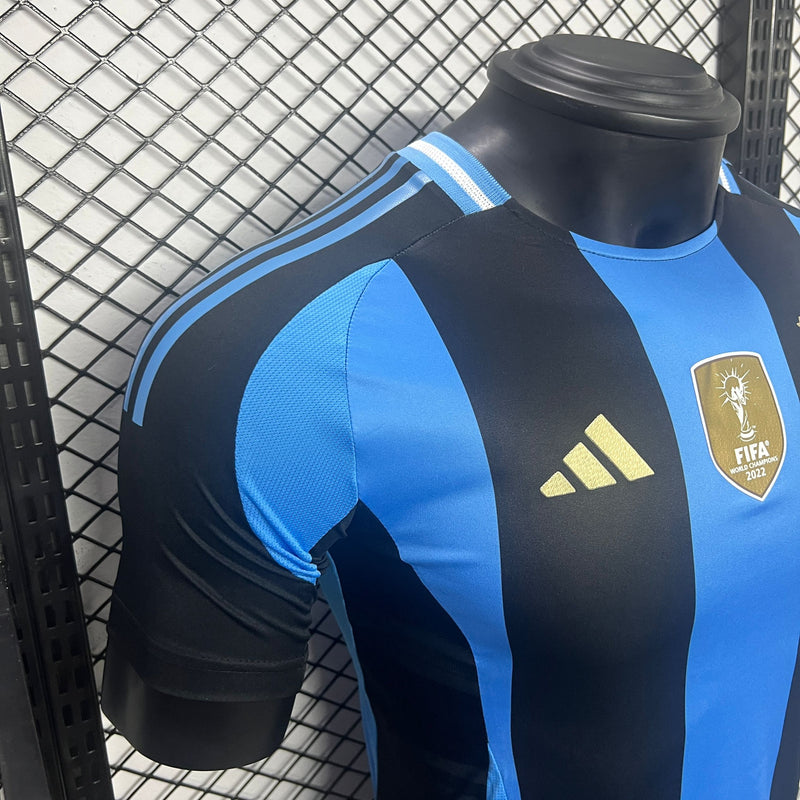 Camisa Seleção Argentina Edição Especial 2024 Adidas - Azul e preta Masculino Jogador