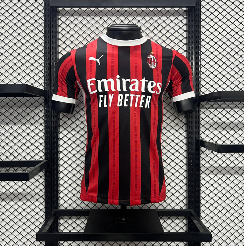 Camisa Milan 24/25 Masculino Jogador Puma - Rubro Negro