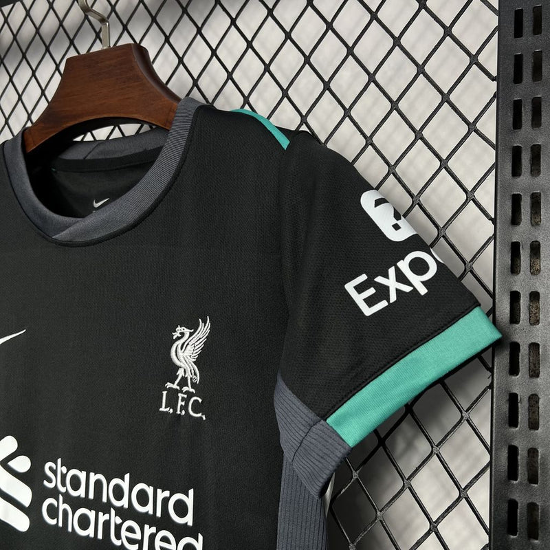 Kit Infantil Liverpool 24/25 Nike - Preto