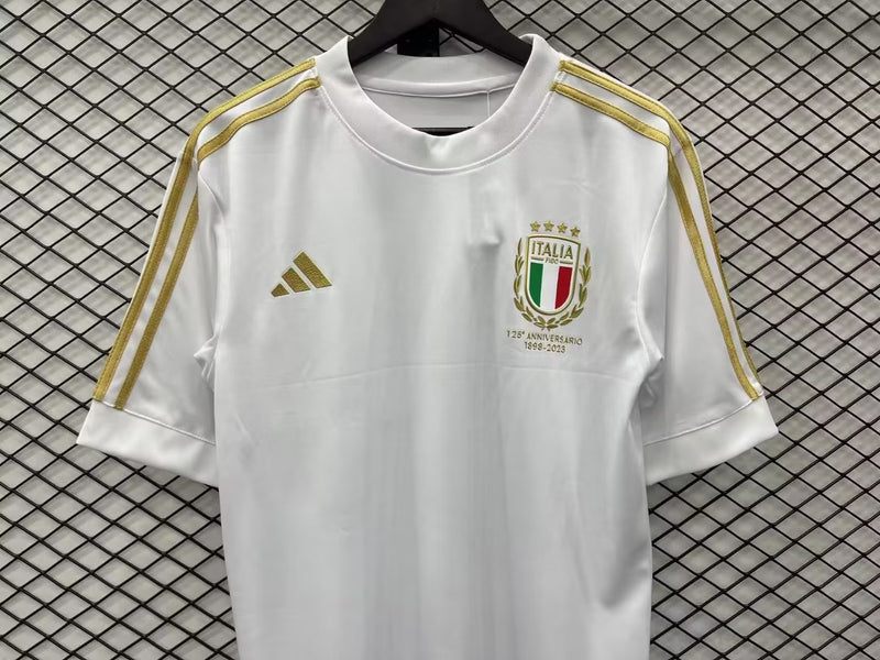 Camisa Seleção Itália especial de aniversário 125 anos Adidas - Branca