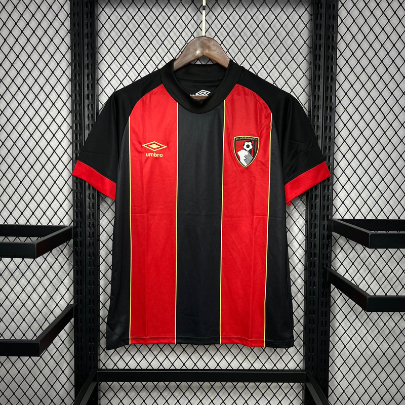 Camisa Bournemouth F.C 24/25 Umbro - Vermelha e Preta