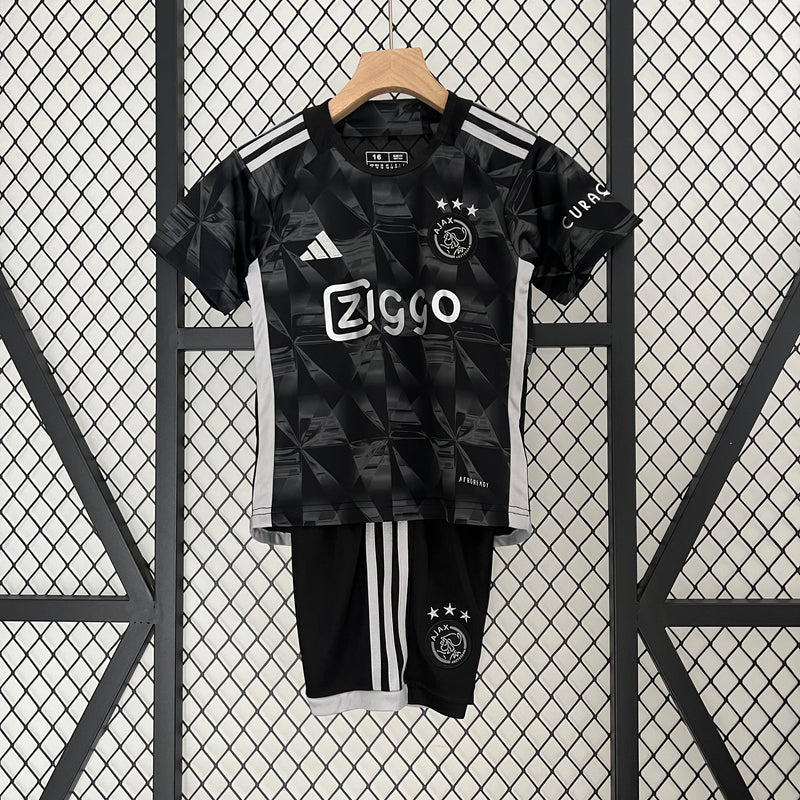 Kit Infantil Ajax III 23/24 Adidas - Preto