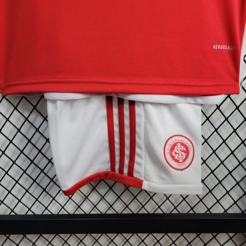 Kit Infantil Internacional 2024 Adidas - Vermelho