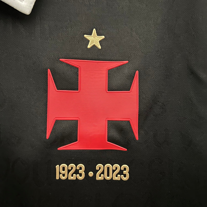 Camisa Negra Vasco III 23/24 Kappa - Preto