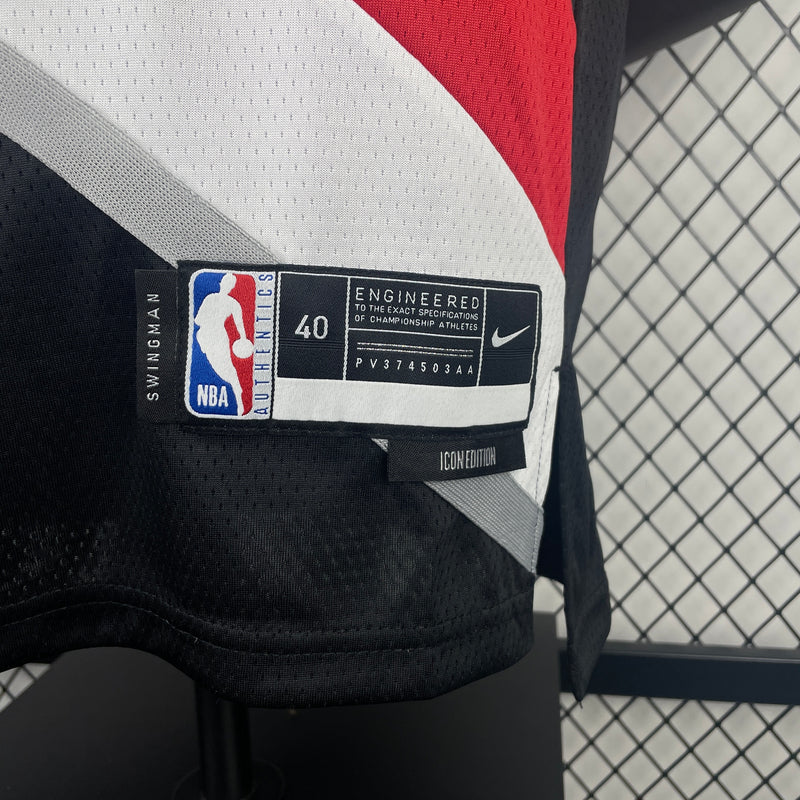 Regata Portland Trail Blazers Masculina - Preta