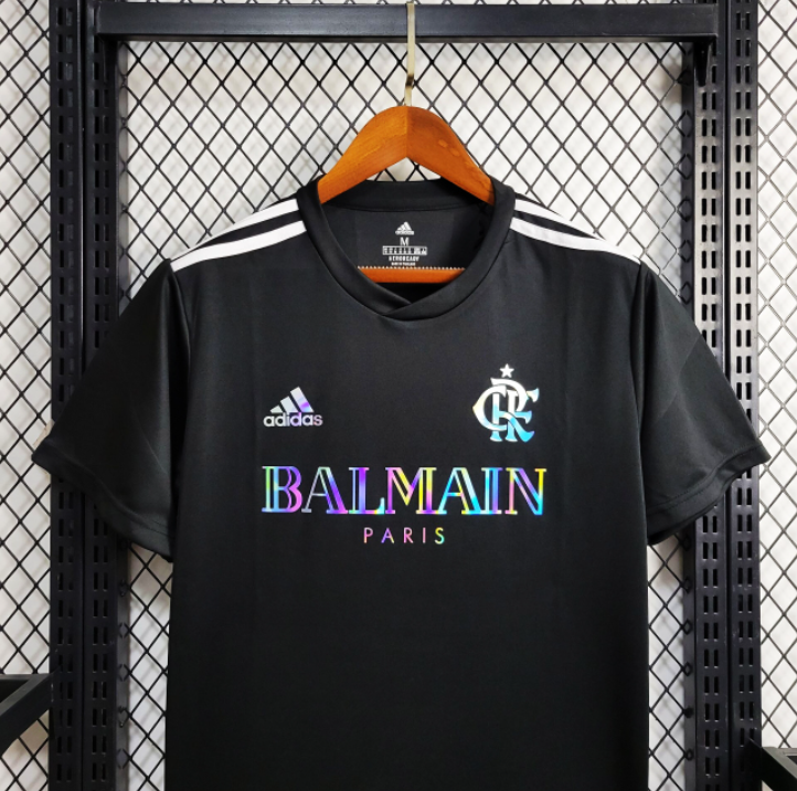 Camisa Flamengo Edição especial Balmain 2024 Adidas