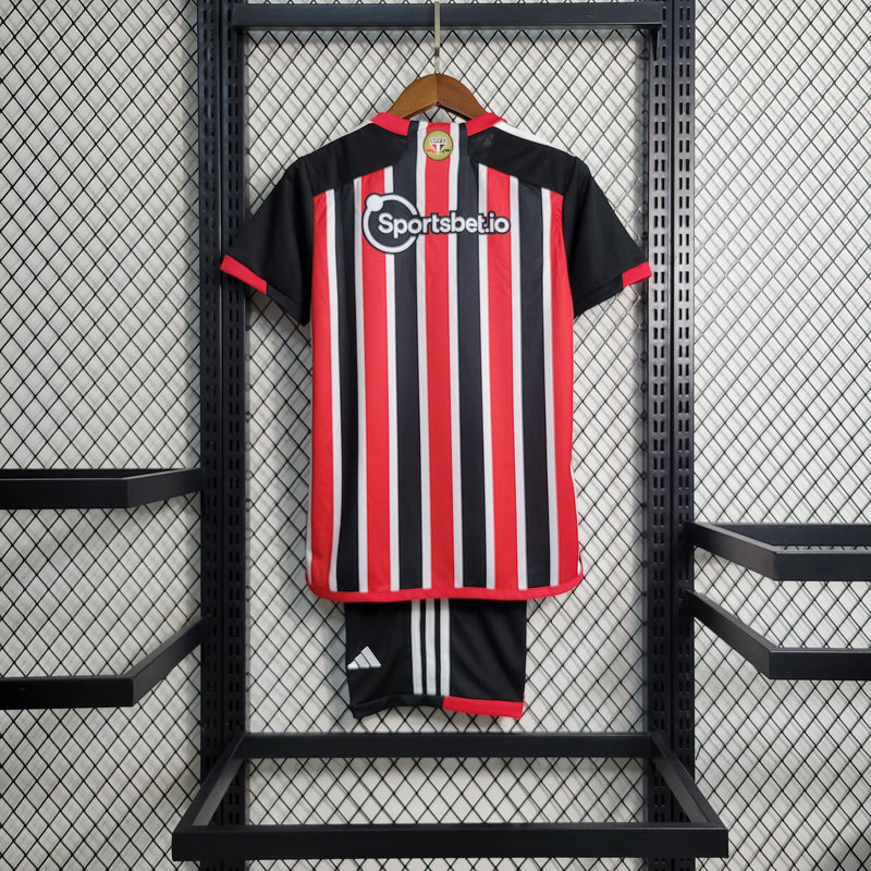 Kit Infantil São Paulo II 23/24 Adidas - Tricolor