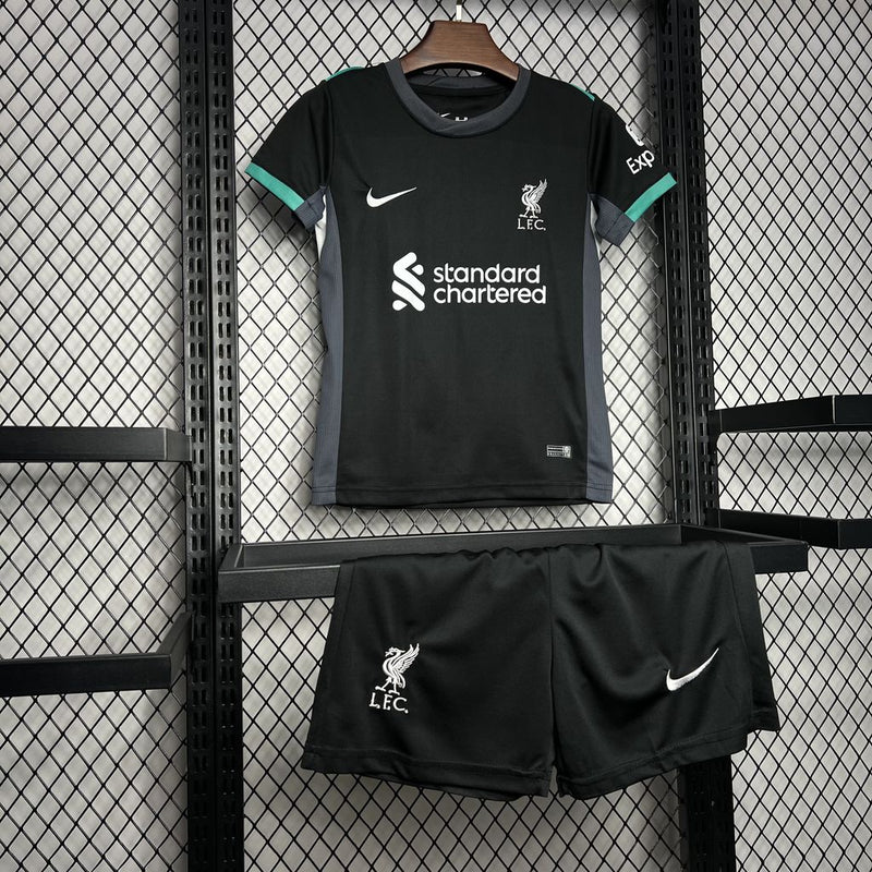 Kit Infantil Liverpool 24/25 Nike - Preto