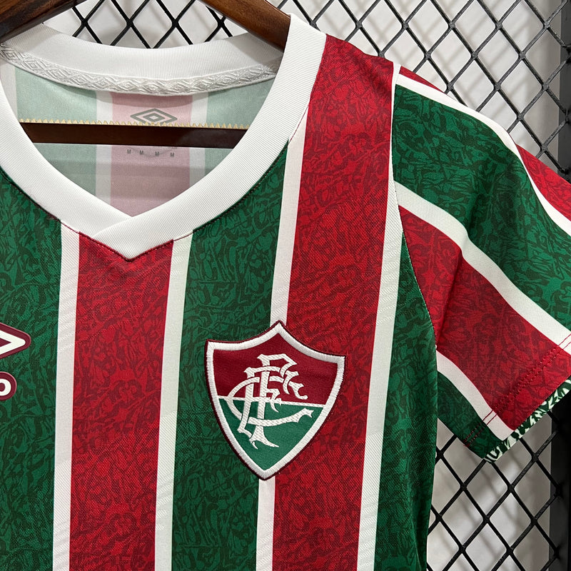 Camisa Fluminense Feminina 2024 Umbro - Tricolor