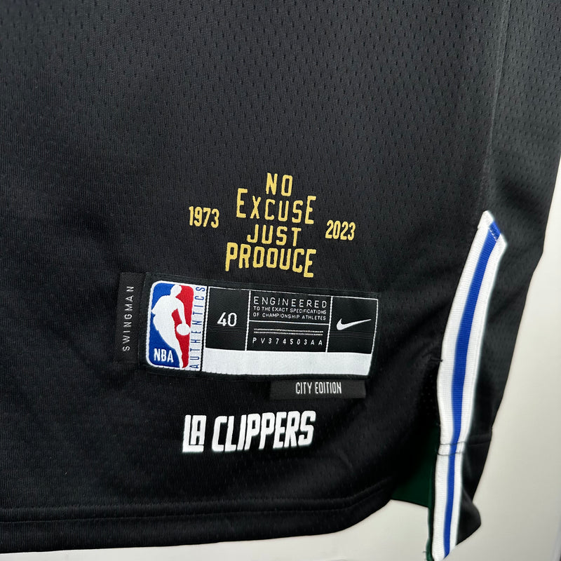 Regata Los Angeles Clippers City 2023 Masculina - Preto