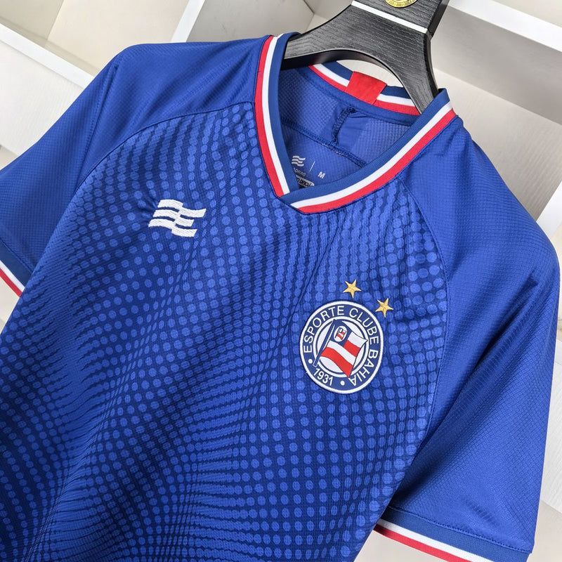 Camisa Bahia Sócio Tricolor 2024 Esquadrão - Azul