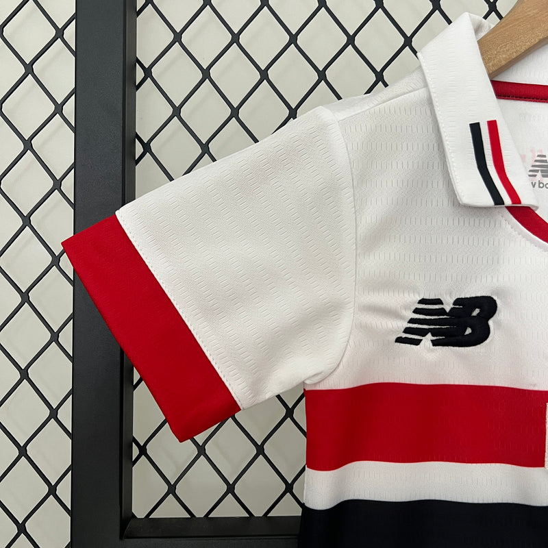 Kit Infantil São Paulo 2024 New Balance - Branco