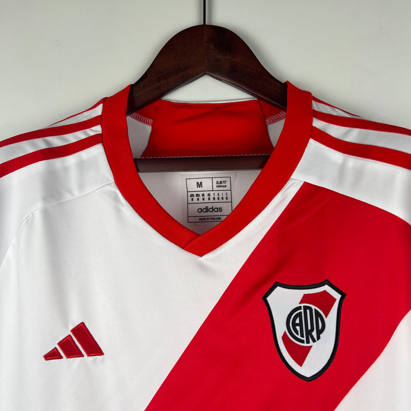 Camisa River Plate I 23/24 Adidas - Branco e Vermelho