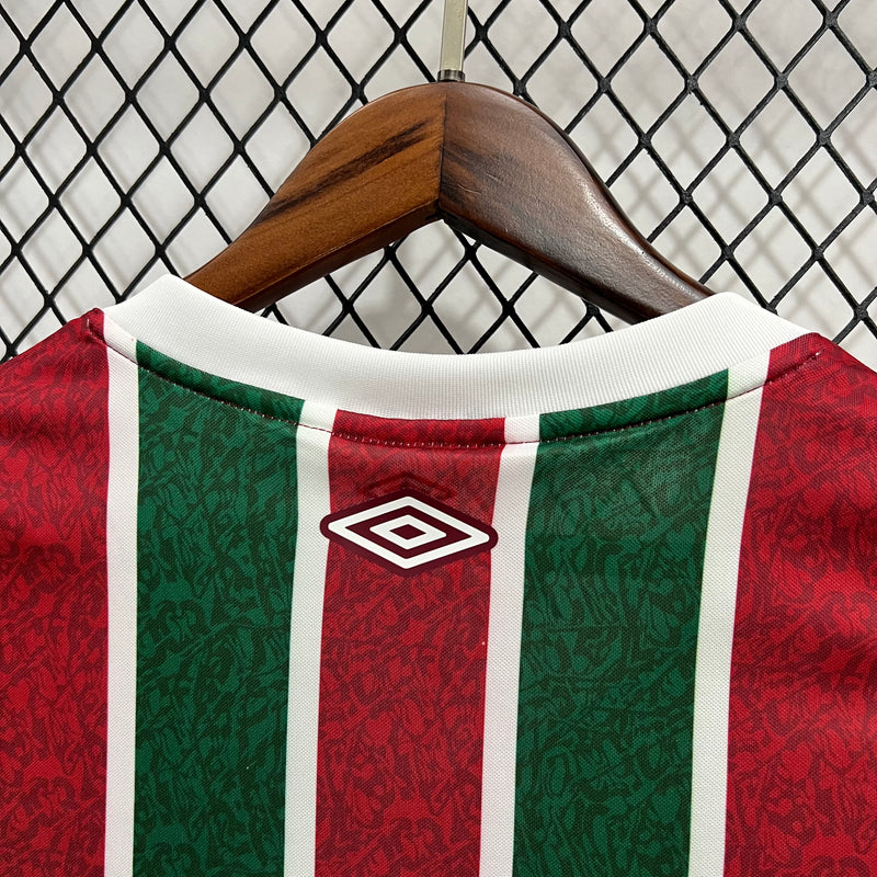 Camisa Fluminense Feminina 2024 Umbro - Tricolor