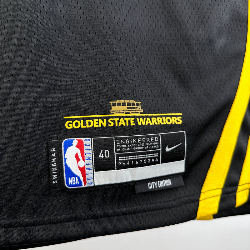 Regata Golden State Warriors Masculina 2024 - Preta e Amarela