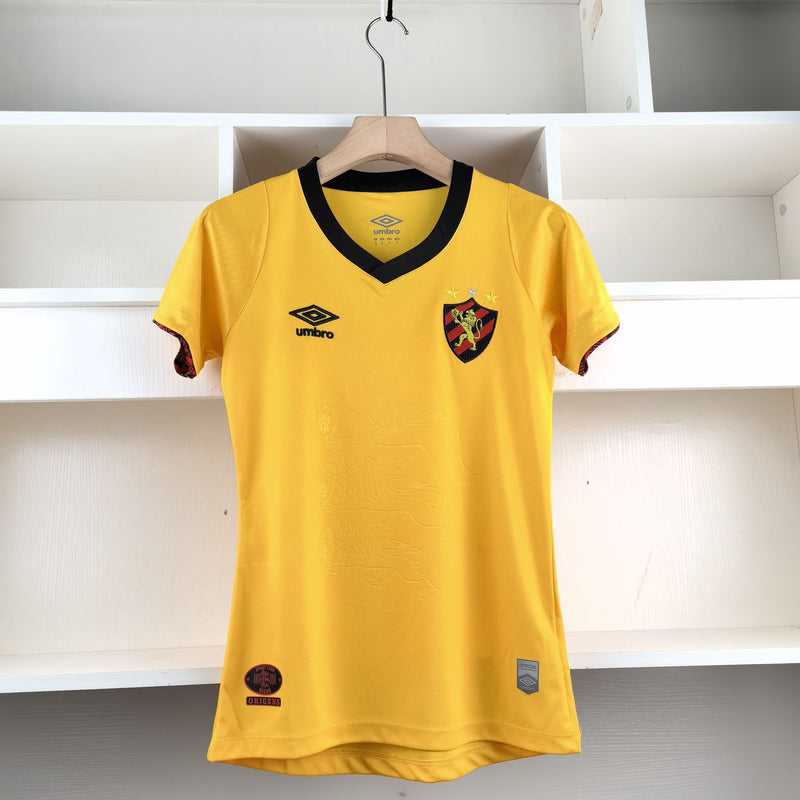 Camisa Sport Recife Feminina 2024 Umbro - Amarela