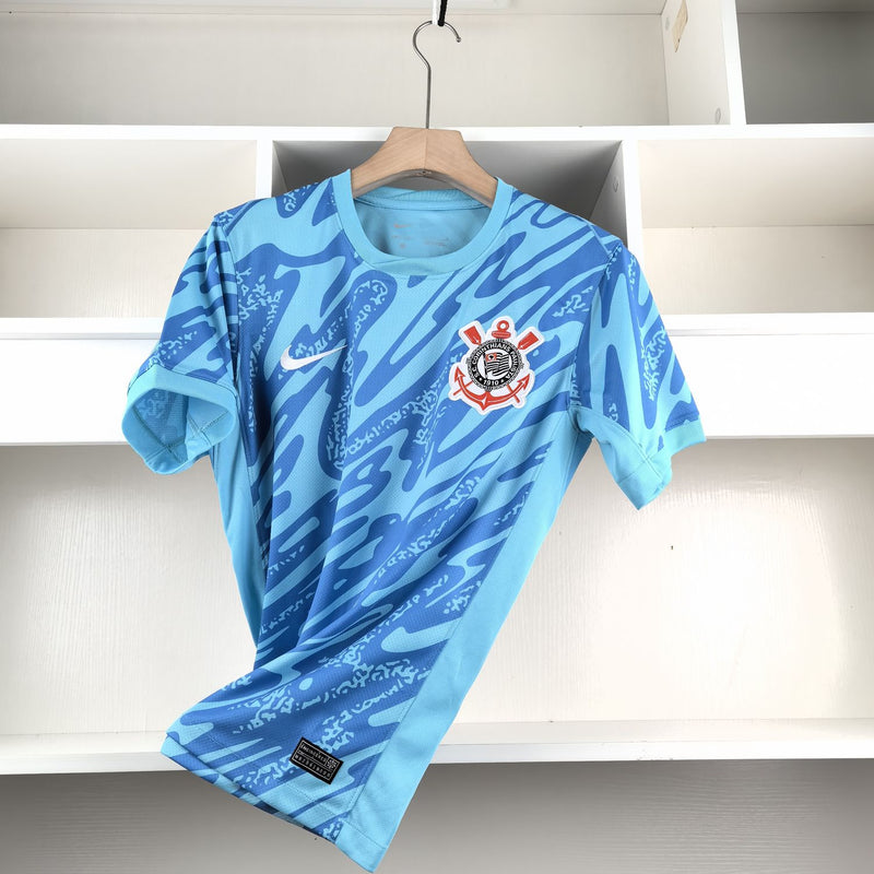 Camisa Corinthians Goleiro 2024 Nike - Azul