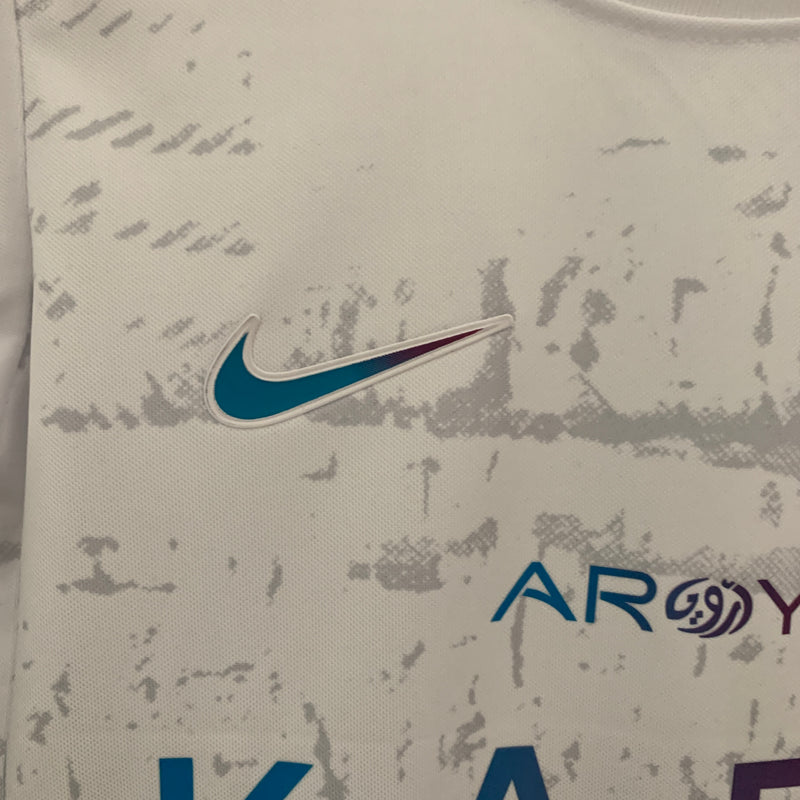 Kit Infantil Al Nassr III 23/24 Nike - Branco