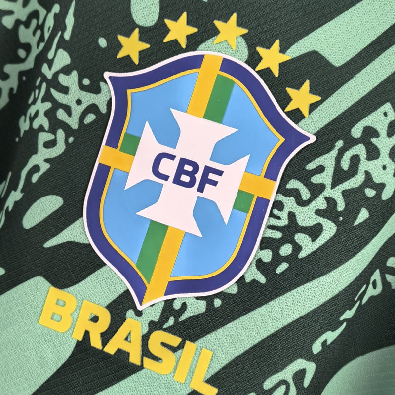 Camisa de Treino Seleção Brasil 2024 Nike - Verde