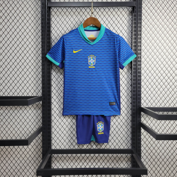 Kit Infantil Seleção Brasil 2024 Nike - Azul