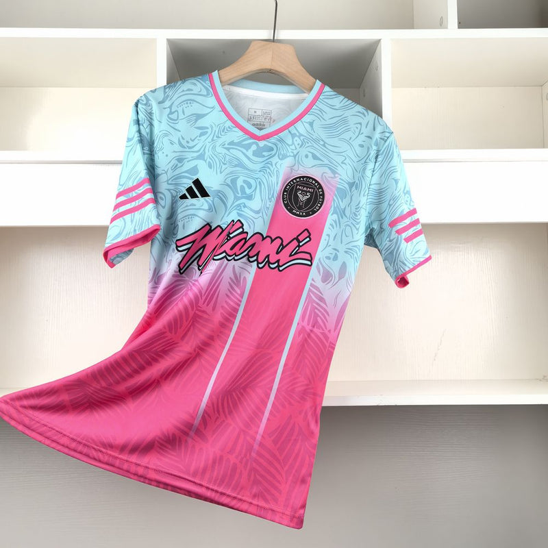 Camisa Inter Miami Edição Especial 2024 Adidas - Rosa e Azul