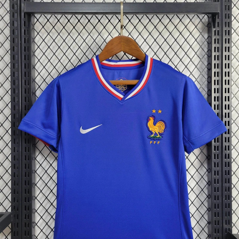 Camisa Seleção França Feminina 2024 Nike - Azul