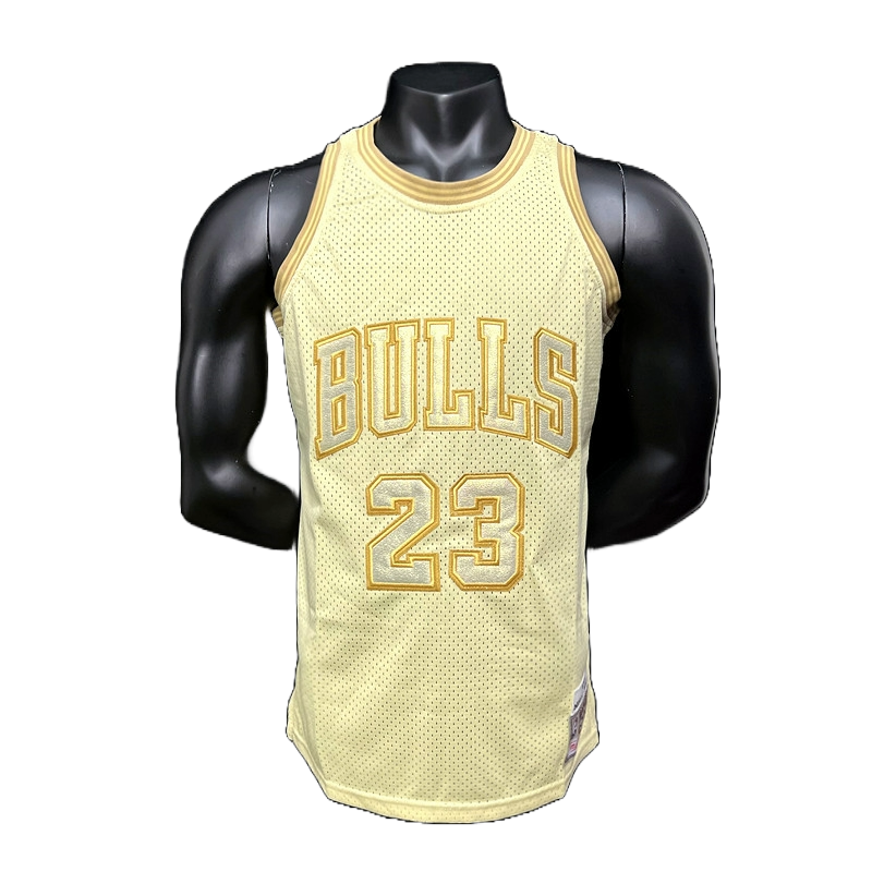 Regata Chicago Bulls Edição limitada Masculina - Dourada