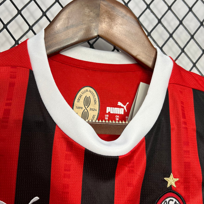 Kit Infantil Milan 24/25 Puma - Rubro Negro