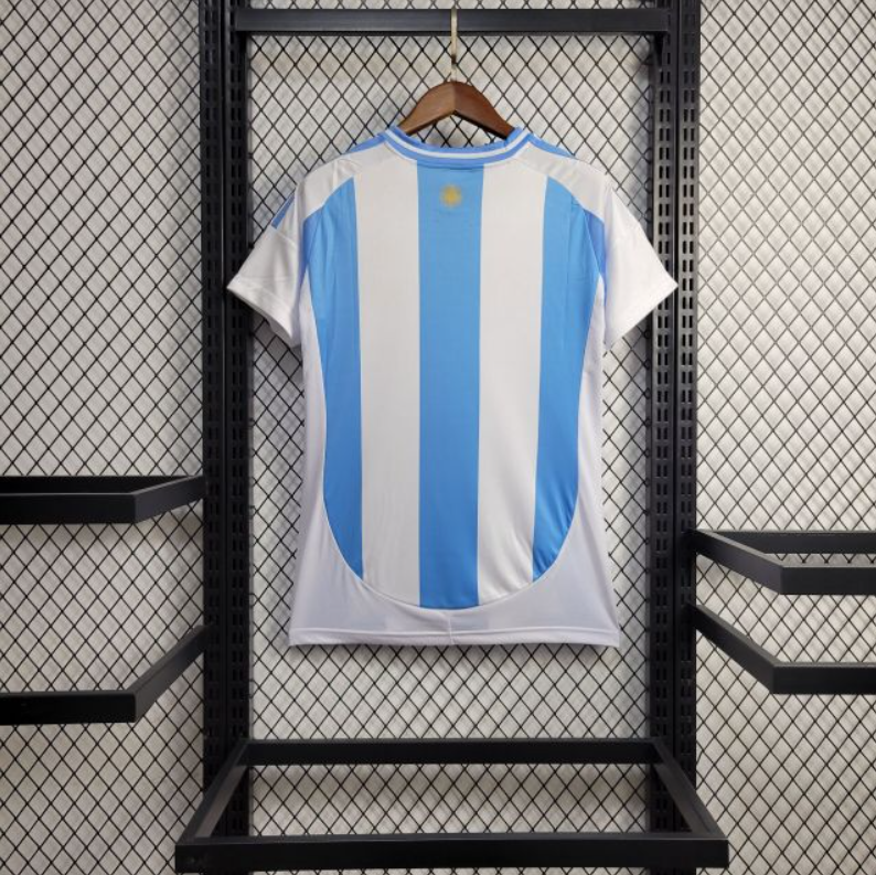 Camisa Seleção Argentina Feminina 2024 Adidas - Azul e branca