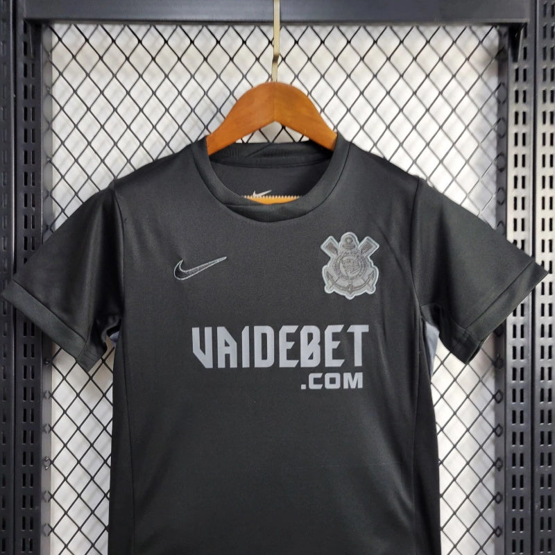 Kit Infantil Corinthians 2024 Nike - Preto