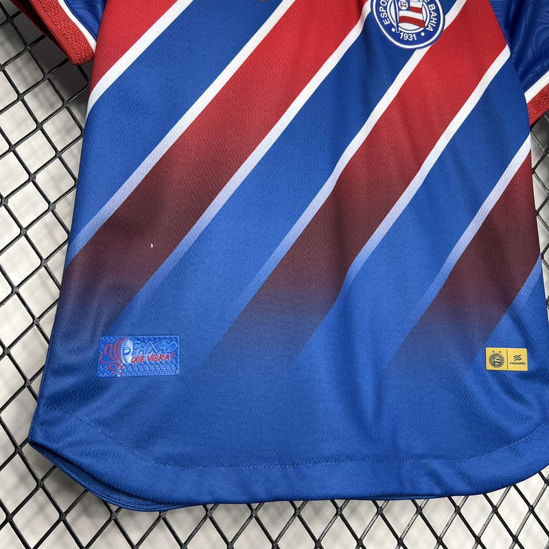 Kit Infantil Bahia 2024 Esquadrão - Tricolor