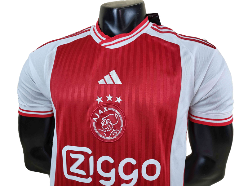 Camisa Ajax I 23/24 Adidas - Branco e Vermelho