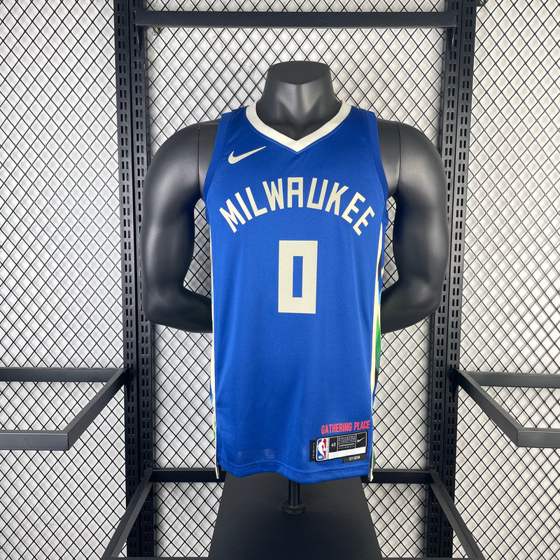 Regata Milwaukee Bucks City Masculina 2023 - Azul