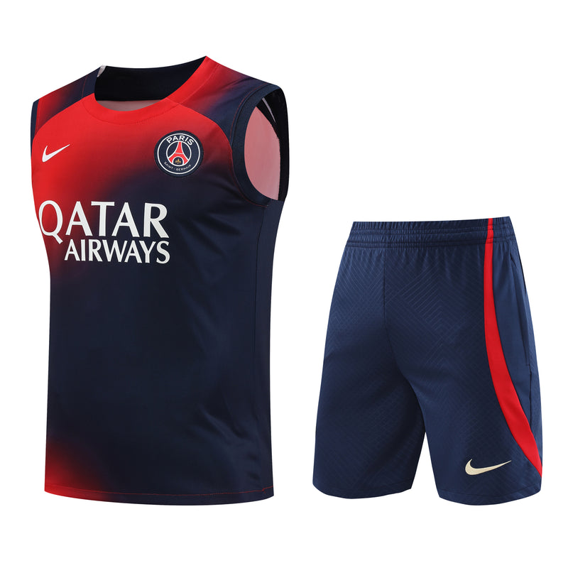 Kit Treino PSG 2023/24 Nike - Azul