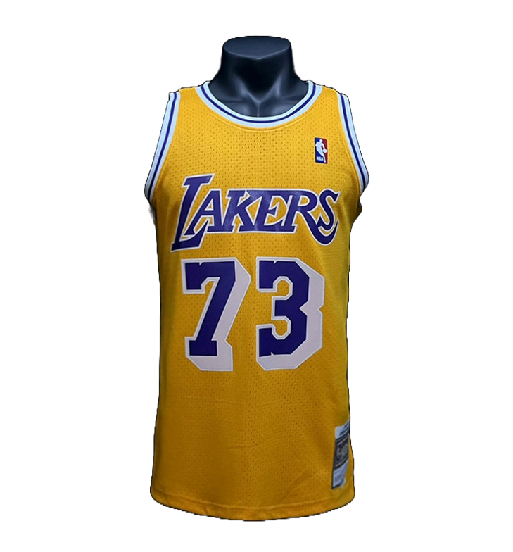 Regata Los Angeles Lakers Retrô Rodman Masculina - Amarela