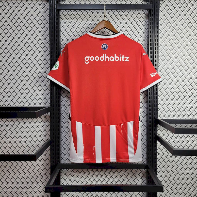 Camisa PSV 24/25 Puma - Branco e Vermelho