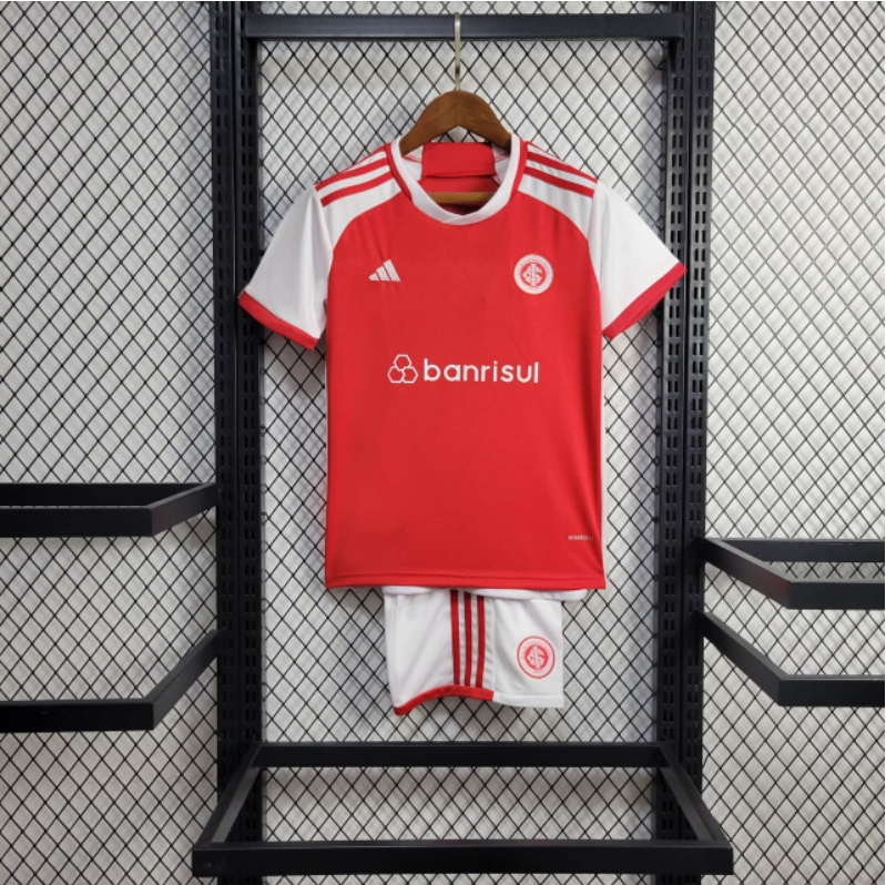 Kit Infantil Internacional 2024 Adidas - Vermelho