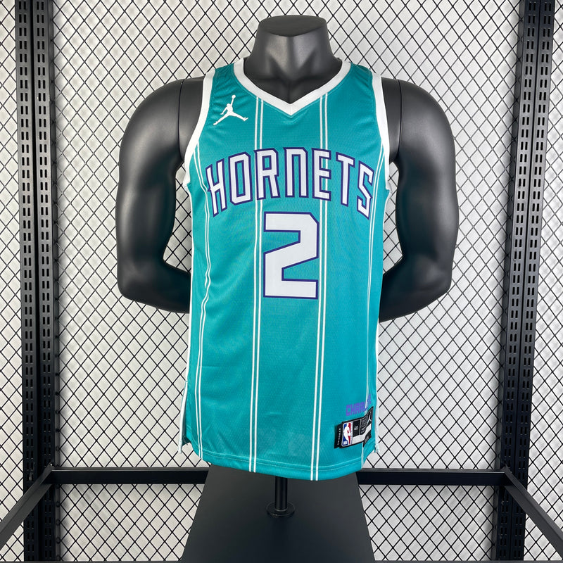 Regata Charlotte Hornets Masculina - Azul claro