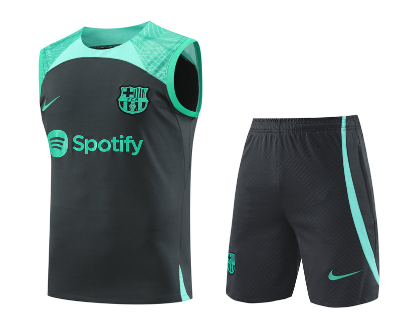 Kit Treino Barcelona 2023/24 Nike - Verde