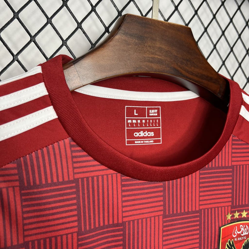 Camisa El Ahly 2024/25 Adidas - Vermelha