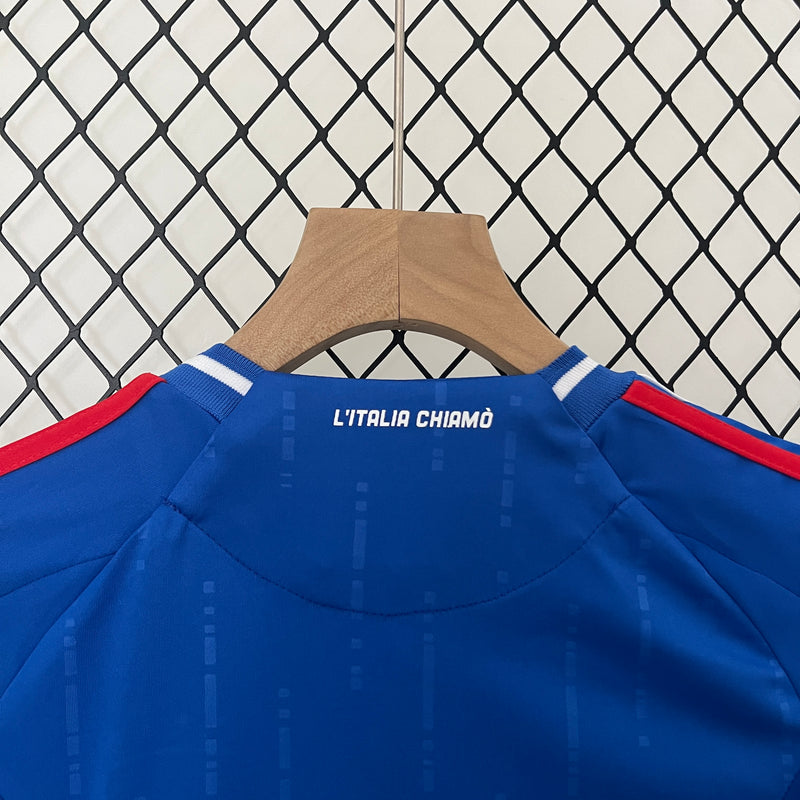 Kit Infantil Seleção Itália 2024 Adidas - Azul