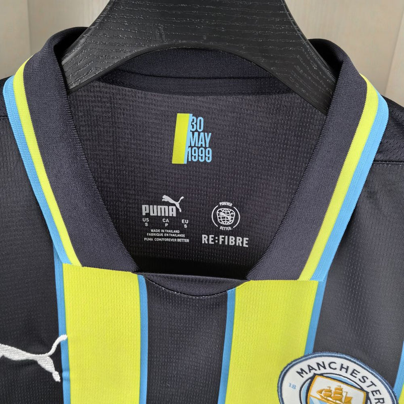 Camisa Manchester City 24/25 Puma - Preta e Amarela