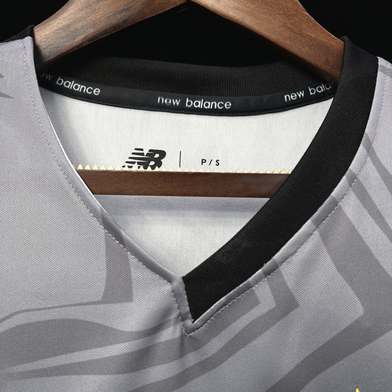 Camisa de Goleiro São Paulo 2024 New Balance - Cinza