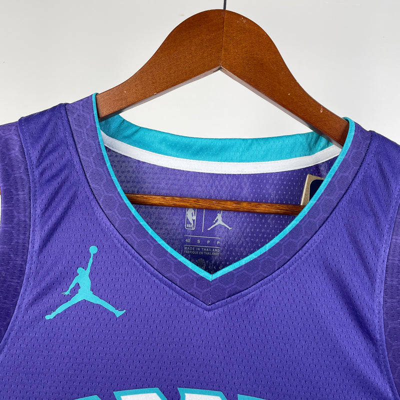 Regata Charlotte Hornets Masculina I - Roxa