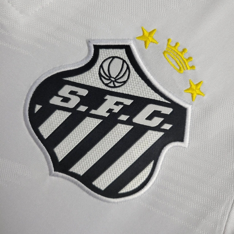 Camisa Santos I [Com Patrocínio] 2024 Umbro - Branca